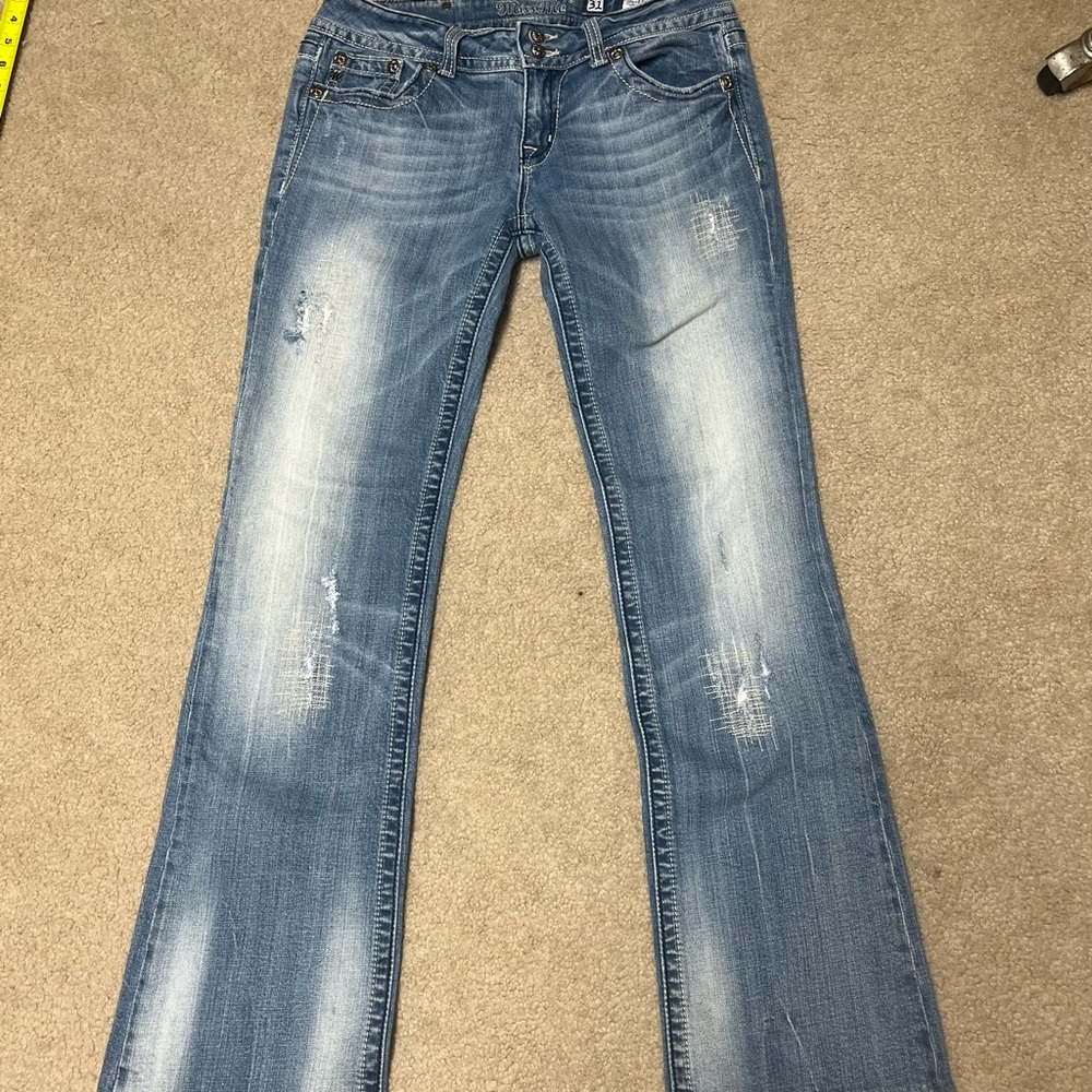 Miss Me Light Blue Boot Cut Jeans